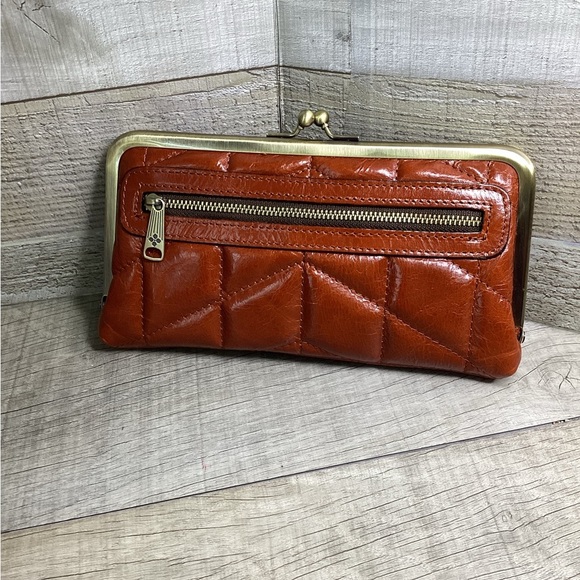 Patricia Nash Cinnamon Benvenuto Tote-Quilted Distressed Leather & Wallet - Picture 10 of 10